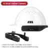 NAVIO VISION AI SMART HELMET NVH8 | 4G split-type wearable camera - Image 3